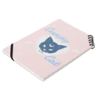 IENITY　/　MOON SIDEの【MOON SIDE】 Creepy Cat #Pink*Blue Notebook :placed flat