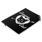 IENITY　/　MOON SIDEの【MOON SIDE】 Creepy Cat #Black Ver.2 Notebook :placed flat