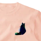 猫に恩返しのTORA ワンポイントTシャツ