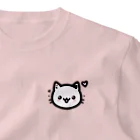 終わらない夢🌈の可愛いにゃんこ🐱💞 ワンポイントTシャツ