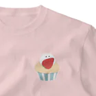 なてぃ子.  ハムスターのカップケーキハムスター ワンポイントTシャツ