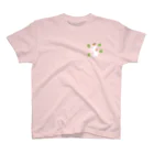 ジャックラッセルテリアのお店のモンステラを One Point T-Shirt