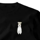 ゆいたっく／犬イラストのワイヤーフォックステリア２(ワンポイント) ワンポイントTシャツ