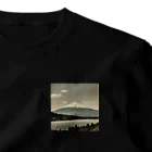 Kaz_Alter777の古風な富士山 ワンポイントTシャツ