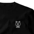 VIRTUAL CROSSのShiba Logo white  One Point T-Shirt