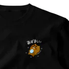 やべーべや公式SUZURIグッズのあずましい（白文字） ワンポイントTシャツ