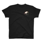 Nhat markの12星座猫 蠍座♏ ワンポイントTシャツ