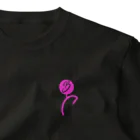 BlackWidowのHook-Logo-Magenta ワンポイントTシャツ