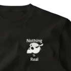 『NG （Niche・Gate）』ニッチゲート-- IN SUZURIのNothing Is Real.（白） ワンポイントTシャツ