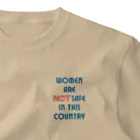 chataro123のWomen Are Not Safe in This Country One Point T-Shirt
