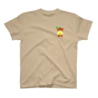 LalaHangeulの檀君神話 (단군신화)の熊さん ワンポイントTシャツ