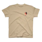 Sachie1997のチャボ.褐色 ワンポイントTシャツ