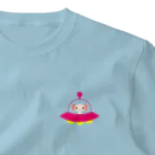 冷蔵庫からウーパールーパーのUFOウパ ワンポイントTシャツ