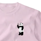 パンダむんのハンディファン(ワンポイント) ワンポイントTシャツ