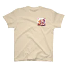 ピクセルパレットのドラゴンと可愛い女の子2 One Point T-Shirt