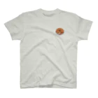 キツネ月の丸いキツネ One Point T-Shirt