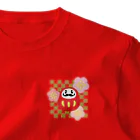 家木はちた(Kegi Hachita)の達磨くん ワンポイントTシャツ