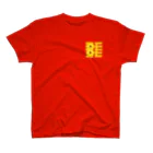 LalaHangeulのハニカム構造(BEE） ワンポイントTシャツ