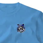 HoNyonのROCK CAT ワンポイントTシャツ