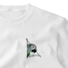 mariechan_koboの032 シモフリインコ triangle ワンポイントTシャツ