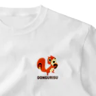 SUNDAYS GRAPHICSのDONGURISU (どんぐリス) 茶色ロゴ One Point T-Shirt