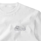 ariariartの世界でもっとも孤独なクジラとラジオ【チャリティー】 One Point T-Shirt