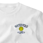 sports_tower スポーツタワーの水球(すいきゅう)(water polo)・アイテム・デザイン・Tシャツ・チームT・かっこいい・かわいい・クラブT・球技・得点・ボール・選手・ポジション・部活・スポーツ・シンプル・チームワーク ワンポイントTシャツ