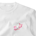 まるまろにゃんずのまるまろにゃんず ワンポイントTシャツ