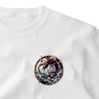 終わらない夢🌈の龍✨ ワンポイントTシャツ