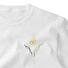 ampluieのrakugaki flower One Point T-Shirt