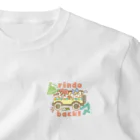 わたしちゃんJimny【林道いっぷく屋】の必殺ワザ！林道バック(橙色) ワンポイントTシャツ