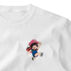 うぉぬ🐭✌🏻のやっほいうぉぬちゃん ワンポイントTシャツ