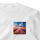 終わらない夢🌈の壮大な風景✨チューリップ🌷バージョン🌈 One Point T-Shirt