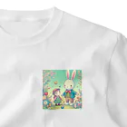 chan-takehaniの不思議な国のうさぴょん ワンポイントTシャツ