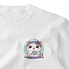 wtr3045のまるねこ33 ワンポイントTシャツ