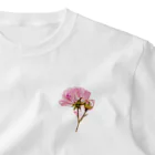 orange_honeyの花柄　ワンポイント ワンポイントTシャツ