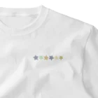 つきしょっぷのくすみカラーの星 One Point T-Shirt