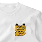 ロジローのあっかんべーこ(黄) ワンポイントTシャツ