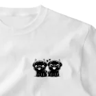 ブヒーズのtwin pug One Point T-Shirt