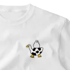 shigemiのMOO MOO DUCK RIDE ワンポイントTシャツ