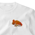 マチルの羊毛フェルトのふわふわ金魚 One Point T-Shirt