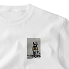 negitarou_shopのさむらい犬 ワンポイントTシャツ