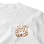 narunaru06のかわいいうさぎのキャラクターグッズです One Point T-Shirt