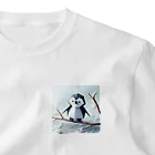 A愛のA愛　Penguin アニマルシリーズ ワンポイントTシャツ