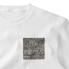 kawattiの画像店のコンクリートブロック ワンポイントTシャツ