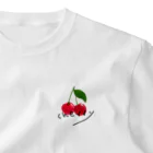 ひろ姐🍒商店のさくらんぼ（ローマ字） ワンポイントTシャツ