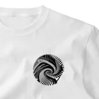 riotriffs_punksのspiral ワンポイントTシャツ