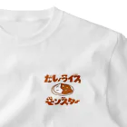 グラフィンのカレーライスモンスター　ブラウン文字 ワンポイントTシャツ