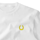 umajoの馬蹄（ホースシュー）Yellow One Point T-Shirt