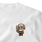 trypsin8080のアメリカンBBQのかわいいキャラクター　スモーキー・サム ワンポイントTシャツ